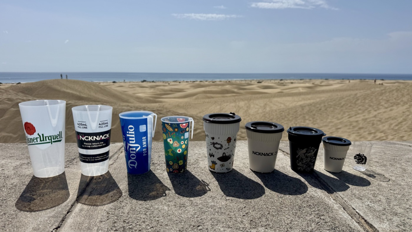 Formatos reutilizables en paisaje de Canarias