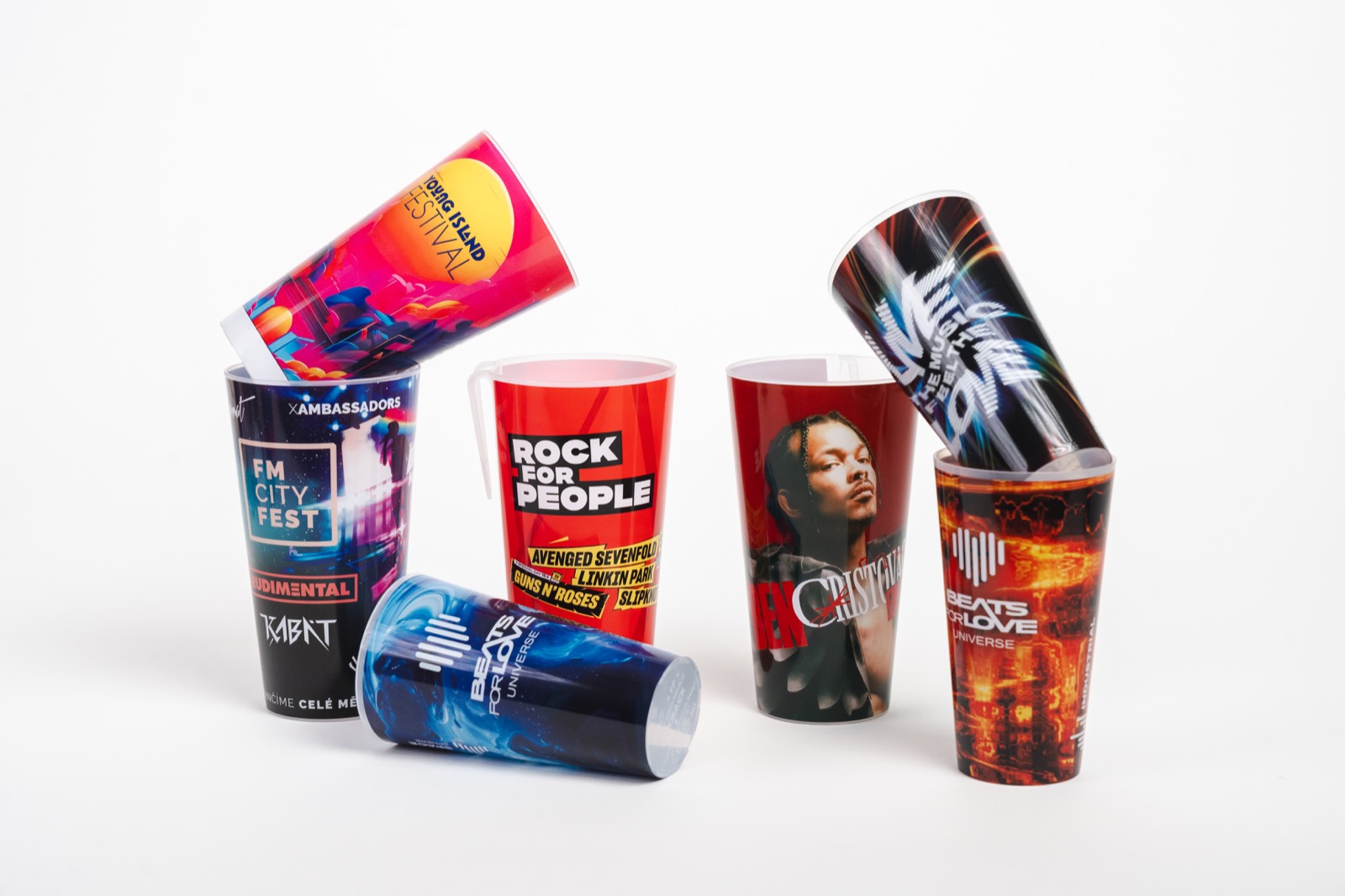 Classic Cup con diseños para festivales y experiencias de marca