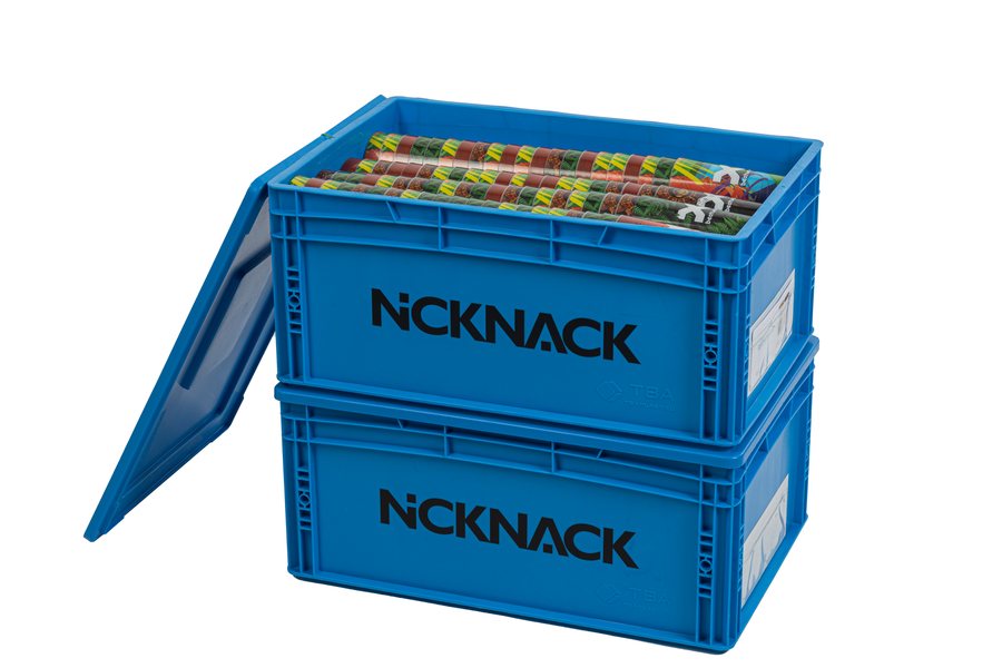 Cajas de transporte para vasos reutilizables